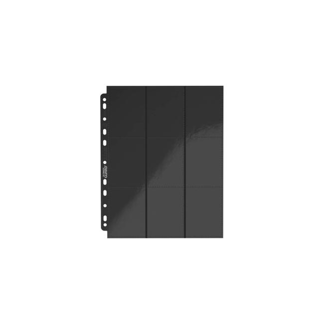 Ultimate Guard: 18-Pocket Pages Side Loading: Black (1)